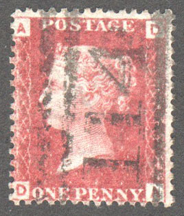 Great Britain Scott 33 Used Plate 111 - DA - Click Image to Close